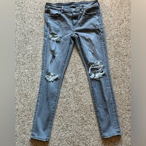 American Eagle Next Level Stretch gray Jegging size 8